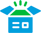 icon representing packaging options