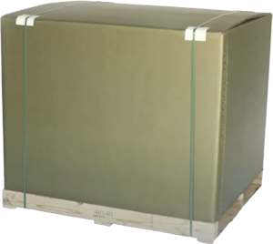 Corrugated packaging material
